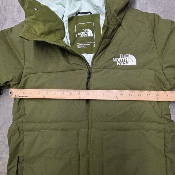 $350 The North Face Womens Forest Olive Down Parka Hooded Large NFOA87XGPB-L - Picture 6 of 8